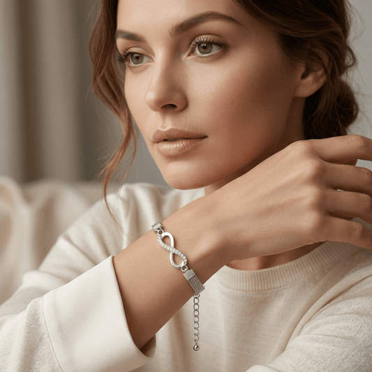 Infinity Crystal Bracelet - Orlumea