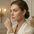 Lumière Oval Hoop Earrings - Orlumea