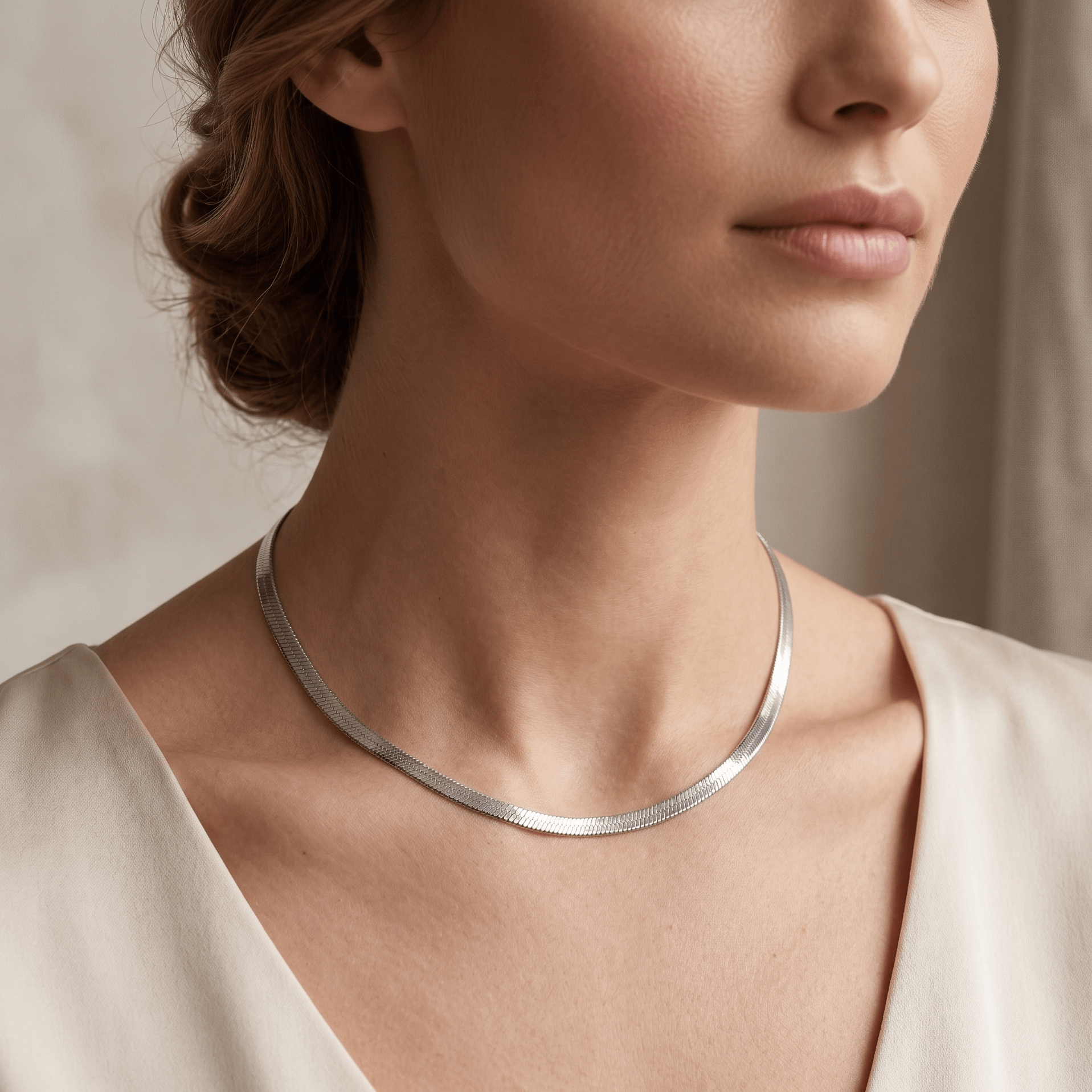 Lumière Snake Chain Necklace - Orlumea