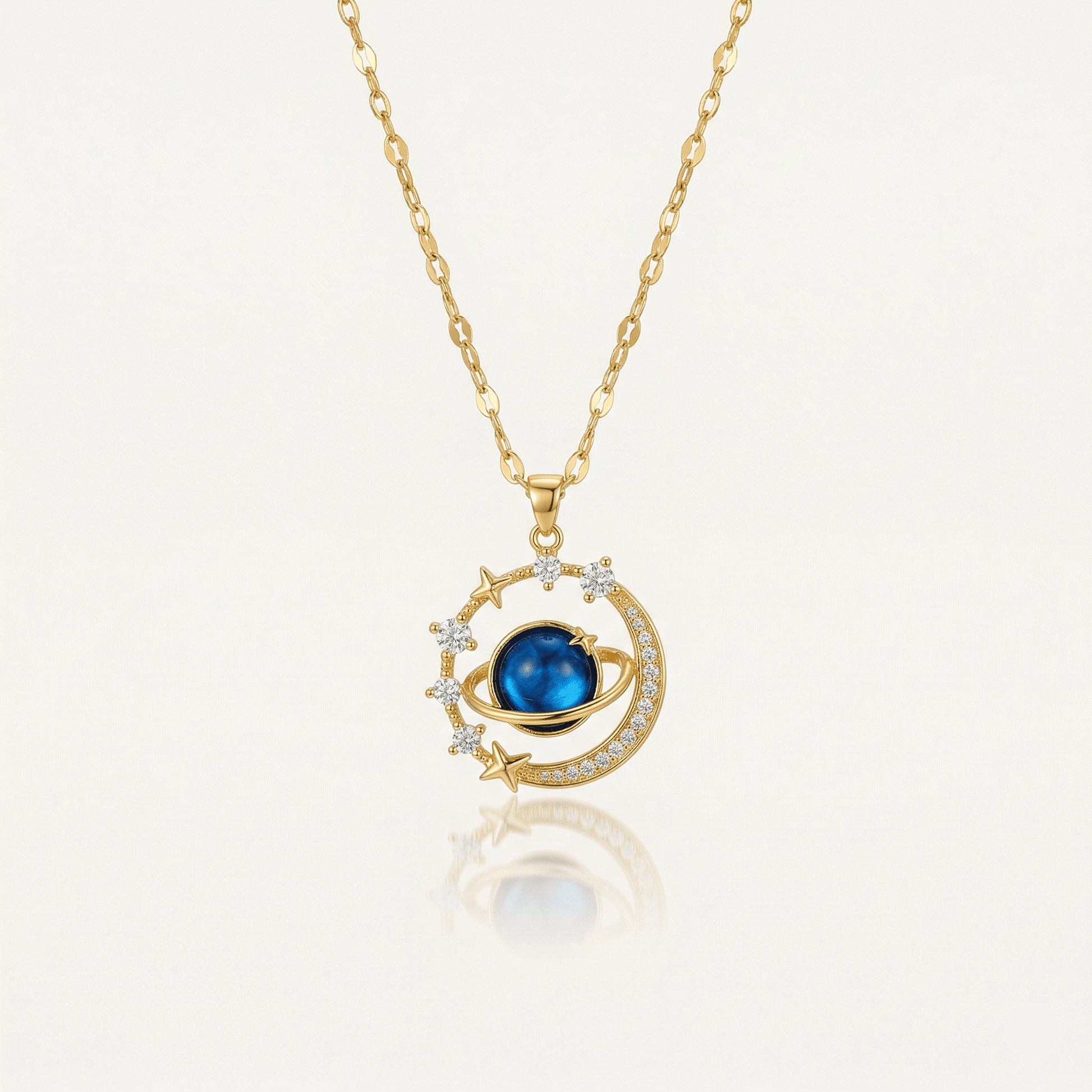 Luna Celestial Gold Necklace - Orlumea
