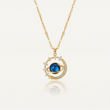 Luna Celestial Gold Necklace - Orlumea