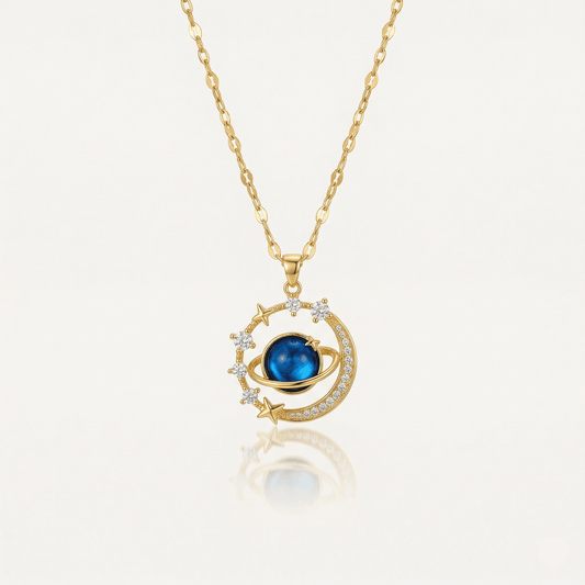 Luna Celestial Gold Necklace - Orlumea