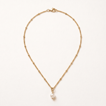 Luna Pearl Drop Necklace - Orlumea