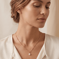 Luna Pearl Drop Necklace - Orlumea