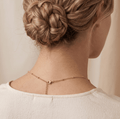 Luna Pearl Drop Necklace - Orlumea