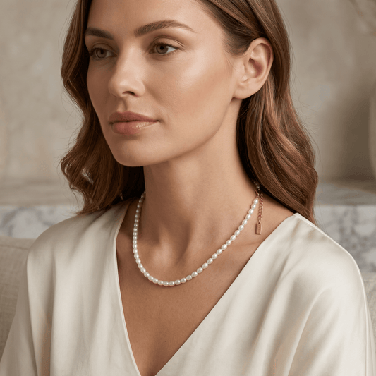Luna Pearl Necklace - Orlumea