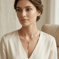 Minimal Drop Necklace - Orlumea