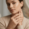 Minimal Wave Adjustable Ring - Orlumea