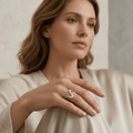 Minimal Wave Adjustable Ring - Orlumea