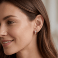 Radiant Cross Hoop Earrings - Orlumea