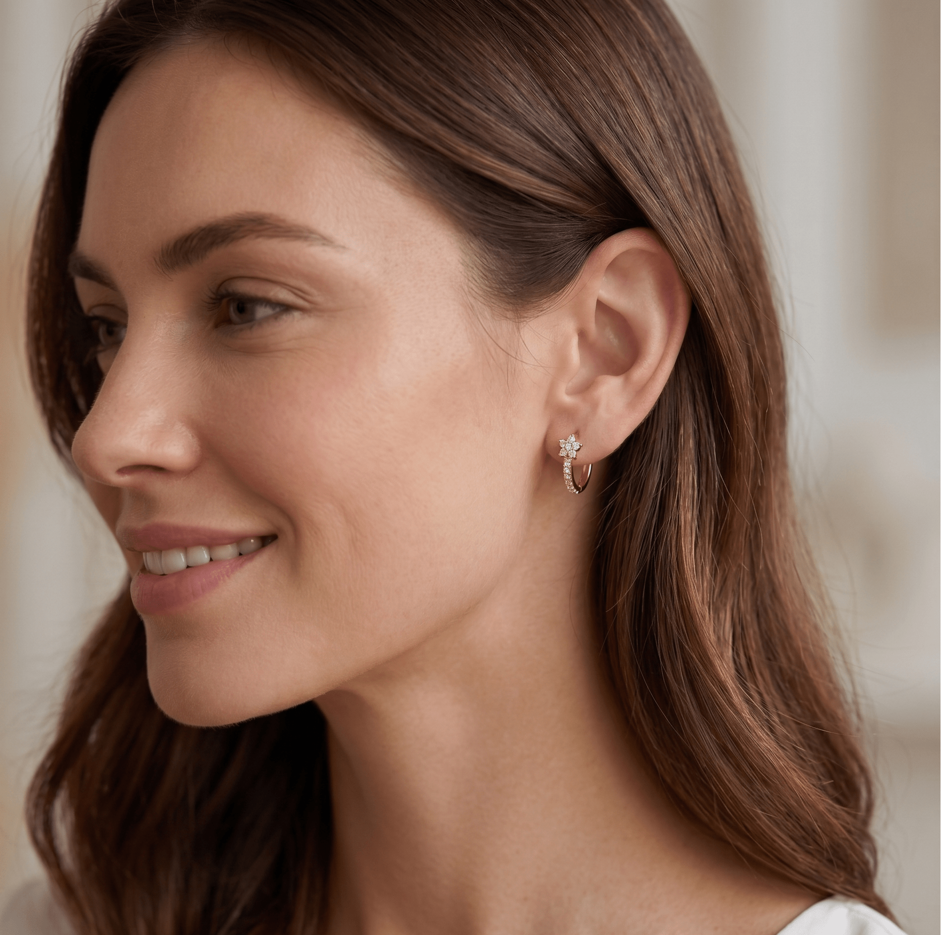 Radiant Cross Hoop Earrings - Orlumea