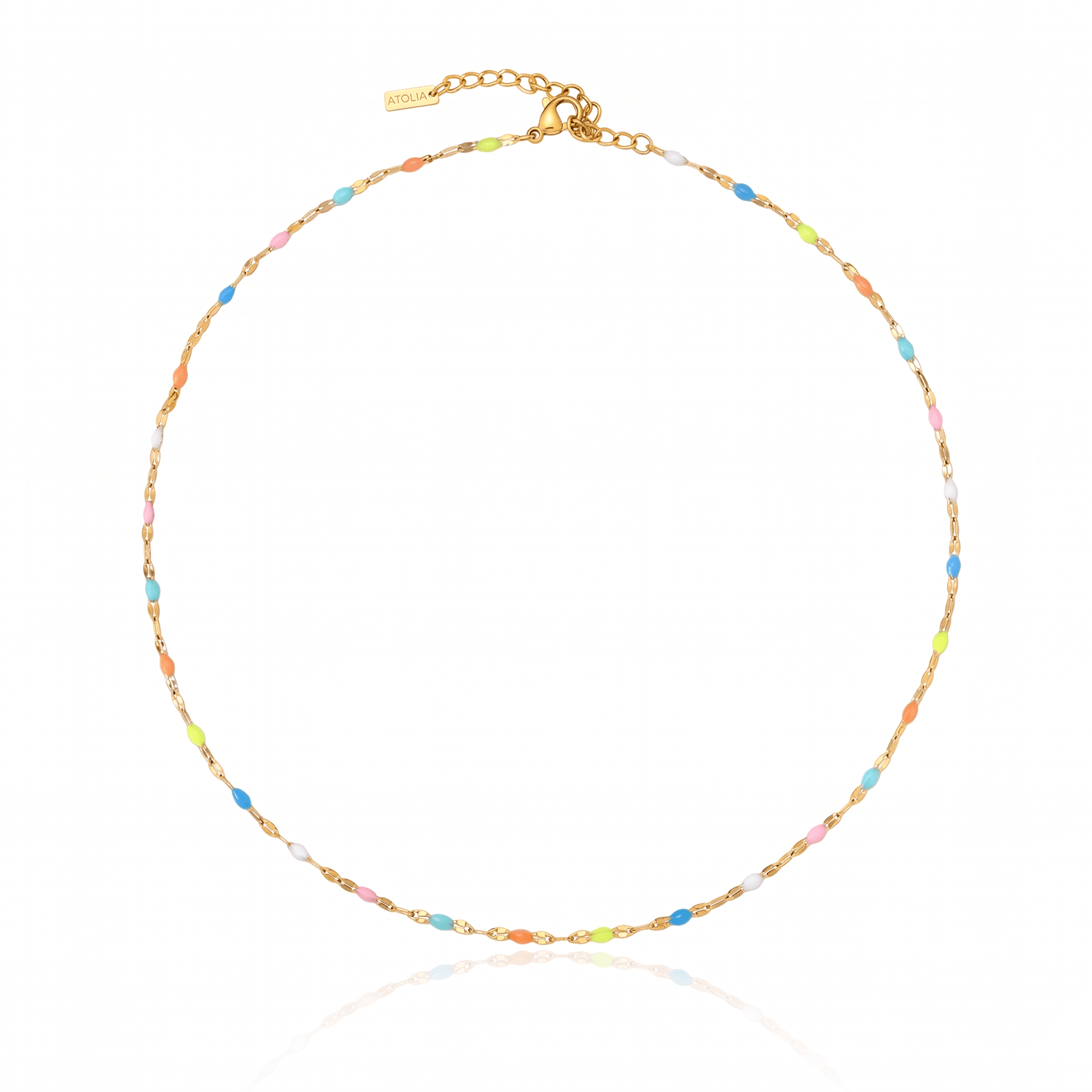Rainbow Candy Bead Necklace - Orlumea