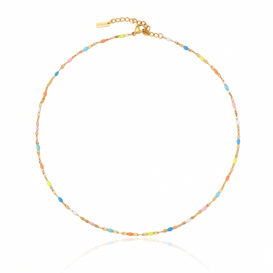 Rainbow Candy Bead Necklace - Orlumea