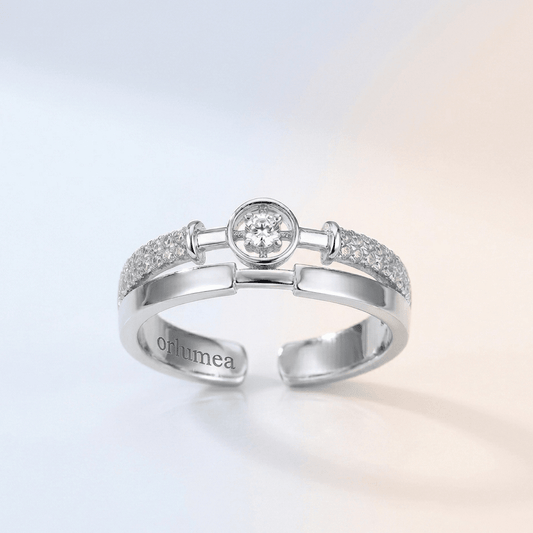 Sienna Crystal Adjustable Ring - Orlumea