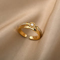 Sienna Crystal Adjustable Ring - Orlumea