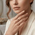 Sienna Crystal Adjustable Ring - Orlumea
