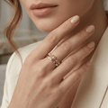 Sienna Crystal Adjustable Ring - Orlumea