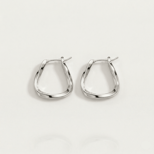Sienna Square Hoop Earrings - Orlumea