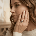 Solara Moon Gold Ring - Orlumea