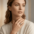 Solara Moon Gold Ring - Orlumea