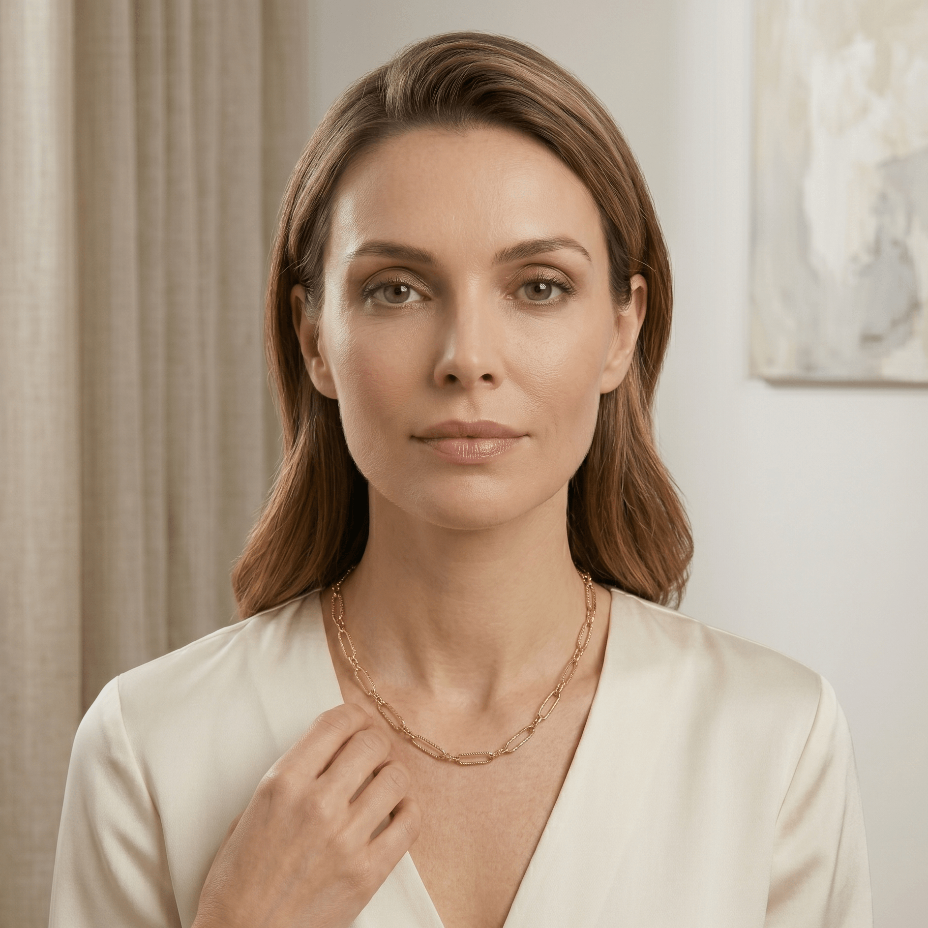 Sorelle Link Necklace - Orlumea