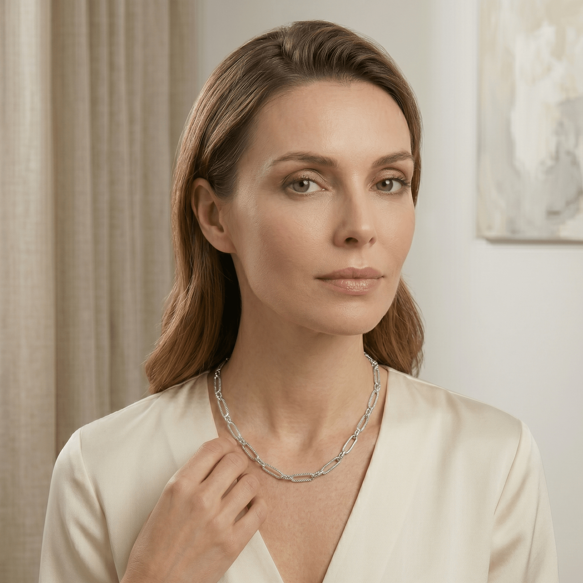 Sorelle Link Necklace - Orlumea