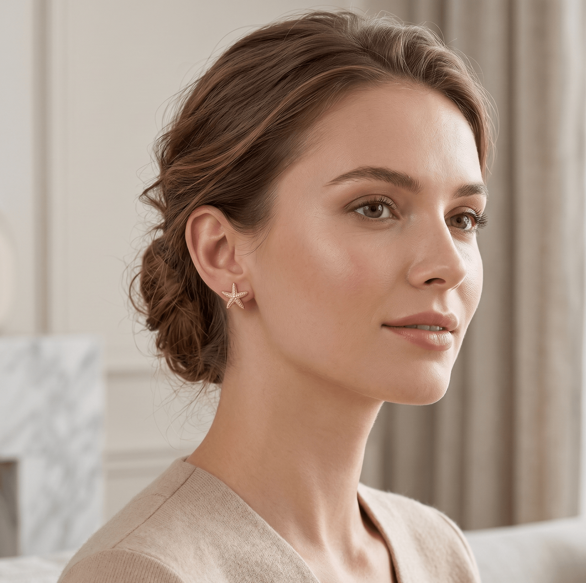 Starfish Stud Earrings - Orlumea