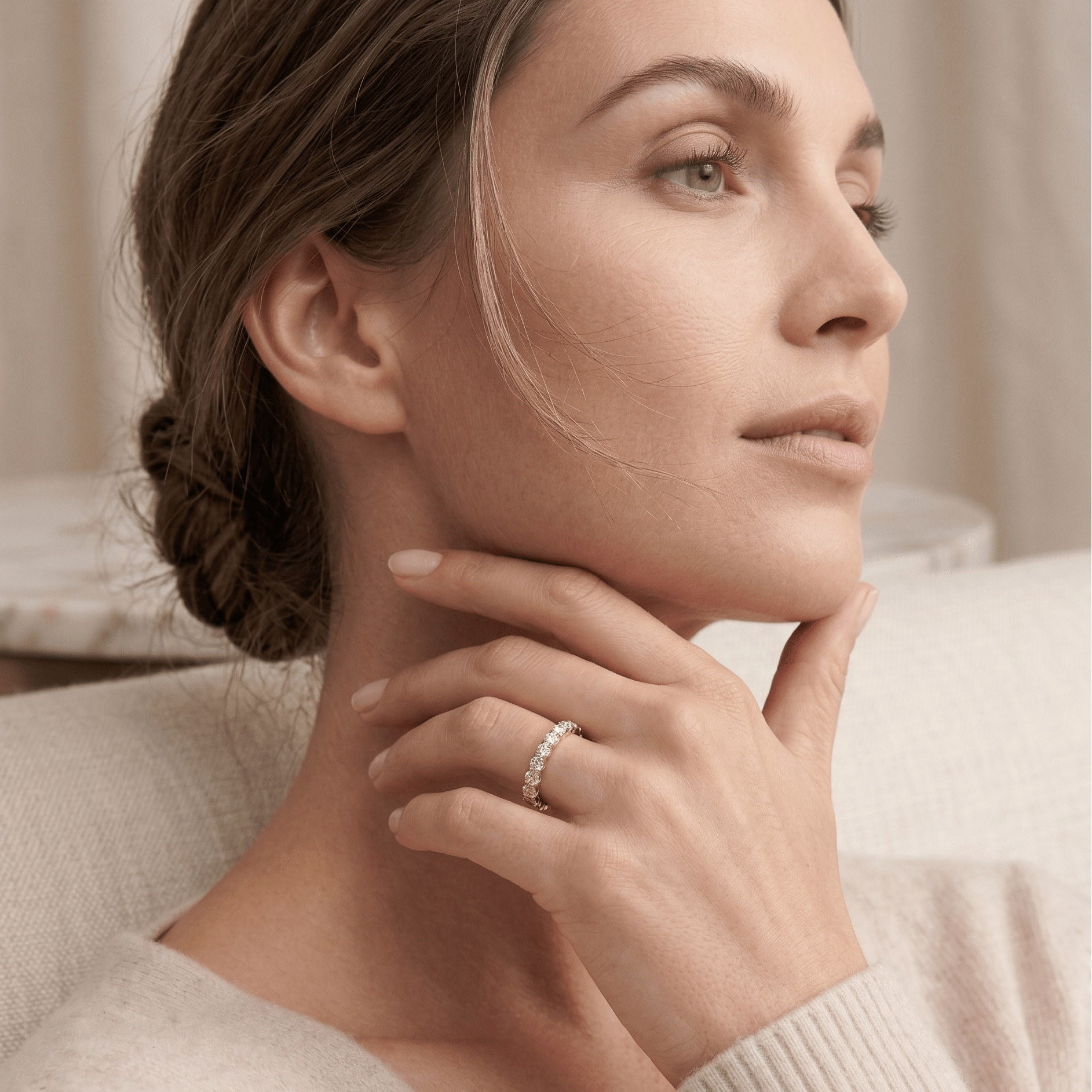 Timeless Gold Eternity Band - Orlumea