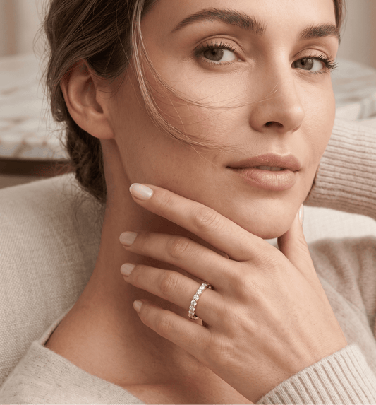 Timeless Gold Eternity Band - Orlumea