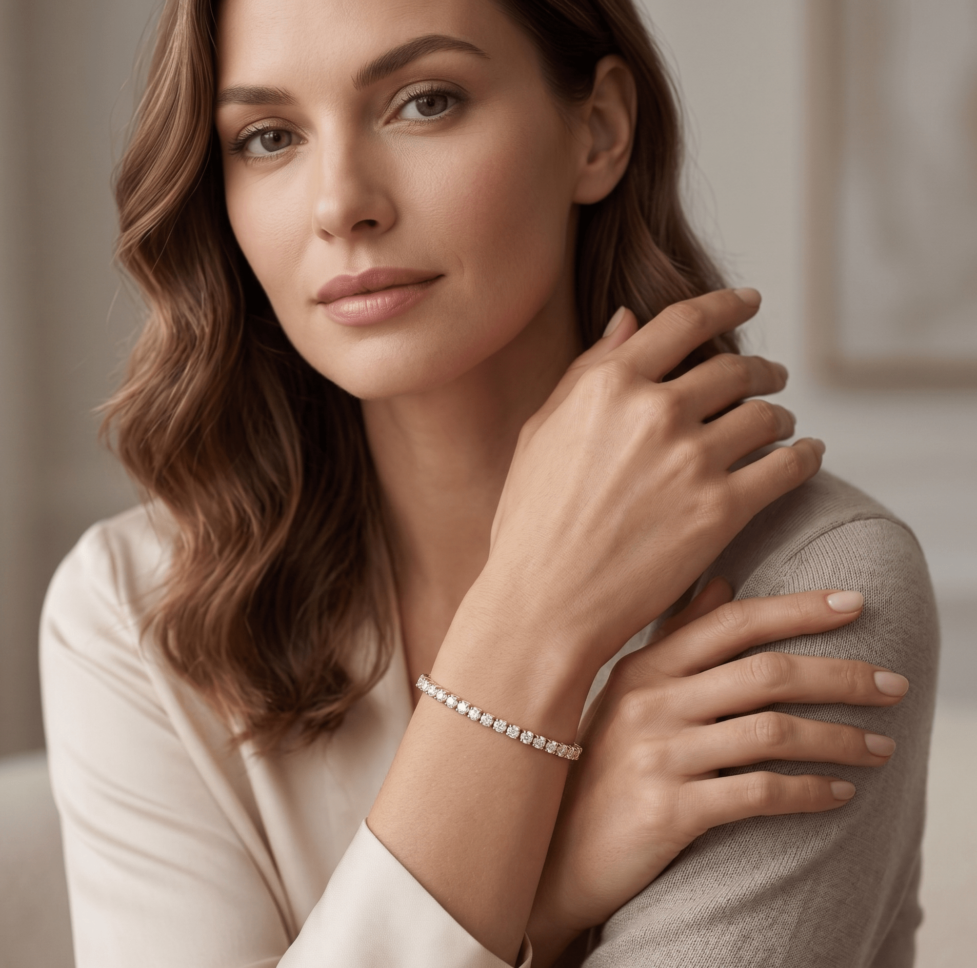 Timeless Radiance Tennis Bracelet - Orlumea