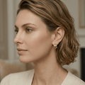 Triple Hoop Gold Statement Earrings - Orlumea