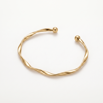 Veloura Sculpt Bangle - Orlumea
