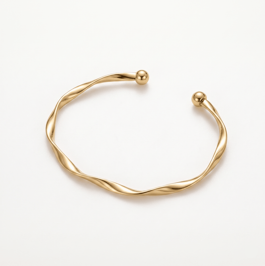 Veloura Sculpt Bangle - Orlumea